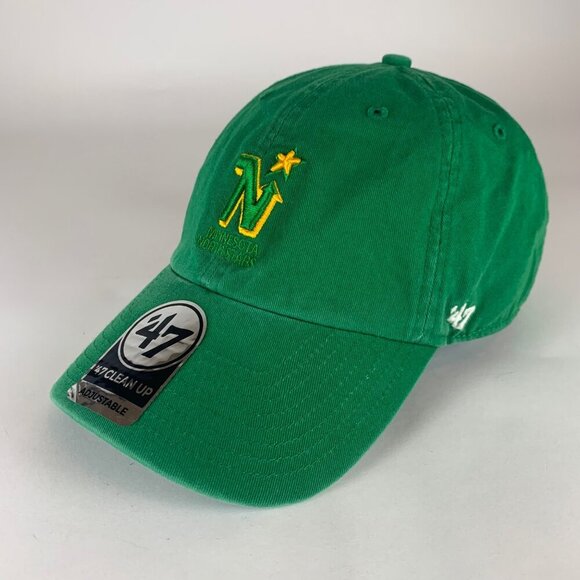 Minnesota North Stars NHL Retro 47 Brand Clean Up Relaxed Fit Strapback Hat - Picture 1 of 6